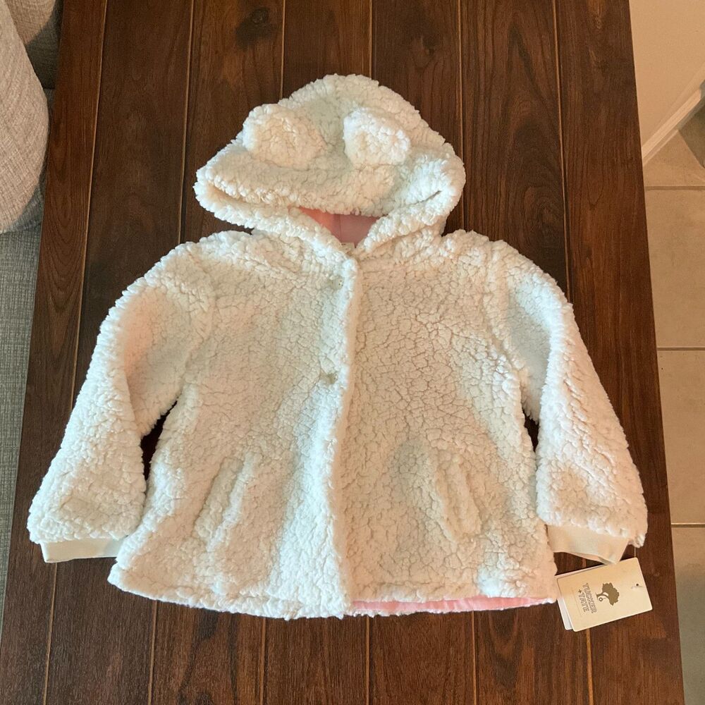 Tucker + Tate - Fleece Hooded Jacket w/ Ears - Very Soft - 24M - Brand New